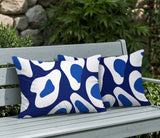 Ziny Zebra Print Indoor/Outdoor Reversible Rectangular Pillow