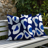 Ziny Zebra Print Indoor/Outdoor Reversible Square Pillow