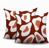 Ziny Zebra Print Indoor/Outdoor Reversible Square Pillow
