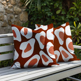 Ziny Zebra Print Indoor/Outdoor Reversible Square Pillow
