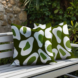 Ziny Zebra Print Indoor/Outdoor Reversible Square Pillow