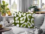 Ziny Zebra Print Indoor/Outdoor Reversible Square Pillow
