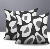Ziny Zebra Print Indoor/Outdoor Reversible Square Pillow