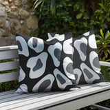 Ziny Zebra Print Indoor/Outdoor Reversible Square Pillow