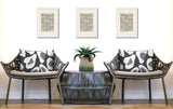Ziny Zebra Print Indoor/Outdoor Reversible Rectangular Pillow
