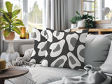 Ziny Zebra Print Indoor/Outdoor Reversible Square Pillow