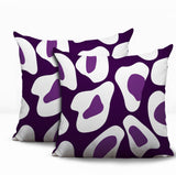 Ziny Zebra Print Indoor/Outdoor Reversible Square Pillow