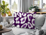 Ziny Zebra Print Indoor/Outdoor Reversible Square Pillow