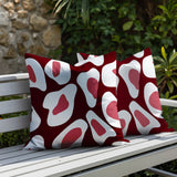 Ziny Zebra Print Indoor/Outdoor Reversible Square Pillow