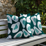 Ziny Zebra Print Indoor/Outdoor Reversible Square Pillow