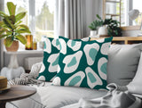 Ziny Zebra Print Indoor/Outdoor Reversible Square Pillow