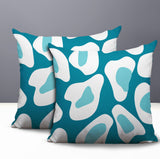 Ziny Zebra Print Indoor/Outdoor Reversible Square Pillow