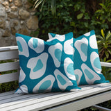 Ziny Zebra Print Indoor/Outdoor Reversible Square Pillow
