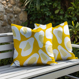 Ziny Zebra Print Indoor/Outdoor Reversible Square Pillow