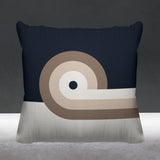 Zobo Abstract Reversible Indoor/Outdoor Square Pillow