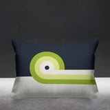 Zobo Outdoor Reversible Throw Rectangular Pillow