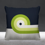 Zobo Abstract Reversible Indoor/Outdoor Square Pillow