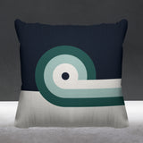 Zobo Abstract Reversible Indoor/Outdoor Square Pillow