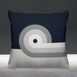 Zobo Abstract Reversible Indoor/Outdoor Square Pillow