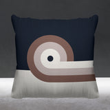 Zobo Abstract Reversible Indoor/Outdoor Square Pillow