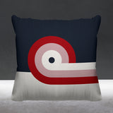 Zobo Abstract Reversible Indoor/Outdoor Square Pillow