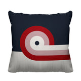 Zobo Abstract Reversible Indoor/Outdoor Square Pillow