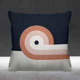 Zobo Abstract Reversible Indoor/Outdoor Square Pillow