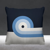 Zobo Abstract Reversible Indoor/Outdoor Square Pillow