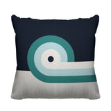 Zobo Abstract Reversible Indoor/Outdoor Square Pillow