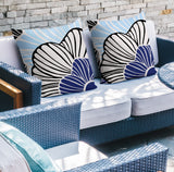 Zora Floral Reversible Indoor/Outdoor Square Pillow