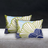 Zora Floral Reversible Indoor/Outdoor Rectangular Pillow