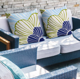 Zora Floral Reversible Indoor/Outdoor Square Pillow