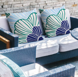 Zora Floral Reversible Indoor/Outdoor Square Pillow