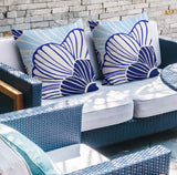Zora Floral Reversible Indoor/Outdoor Square Pillow