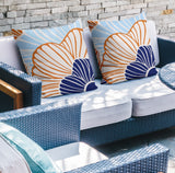 Zora Floral Reversible Indoor/Outdoor Square Pillow