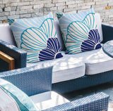 Zora Floral Reversible Indoor/Outdoor Square Pillow