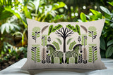 Zuby Zebra Reversible Indoor/Outdoor Rectangular Pillow
