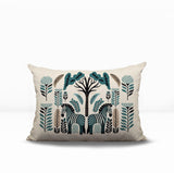 Zuby Zebra Reversible Indoor/Outdoor Rectangular Pillow