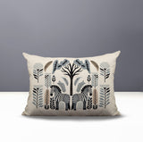 Zuby Zebra Reversible Indoor/Outdoor Rectangular Pillow