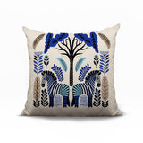 Zuby Zebra Reversible Indoor/Outdoor Square Pillow