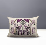 Zuby Zebra Reversible Indoor/Outdoor Rectangular Pillow