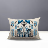 Zuby Zebra Reversible Indoor/Outdoor Rectangular Pillow