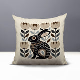 Zuko Rabbit Reversible Indoor/Outdoor Square Pillow