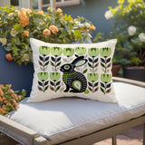 Zuko Rabbit Reversible Indoor/Outdoor Lumbar Pillow
