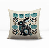 Zuko Rabbit Reversible Indoor/Outdoor Square Pillow