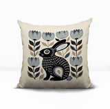Zuko Rabbit Reversible Indoor/Outdoor Square Pillow