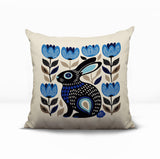 Zuko Rabbit Reversible Indoor/Outdoor Square Pillow