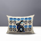Zuko Rabbit Reversible Indoor/Outdoor Lumbar Pillow