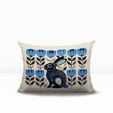 Zuko Rabbit Reversible Indoor/Outdoor Lumbar Pillow