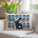 Zuko Rabbit Reversible Indoor/Outdoor Lumbar Pillow